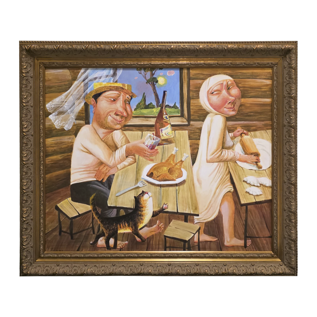 Boyfriend Wall Art – Quirky Framed Painting