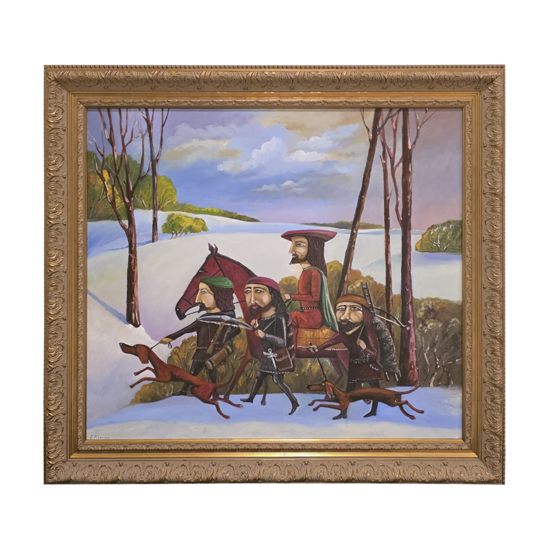 Chase Wall Art – Dynamic Framed Painting