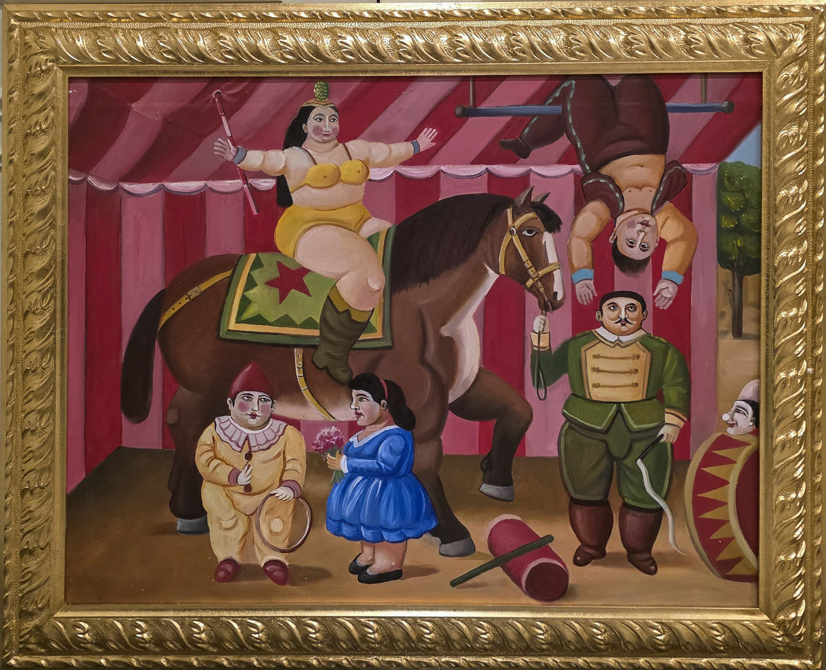 Circus, after Fernando Botero