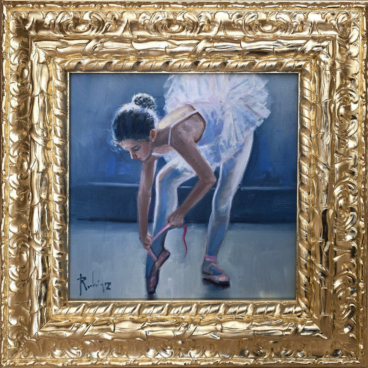 Untitled (Ballerina Tying Shoe)