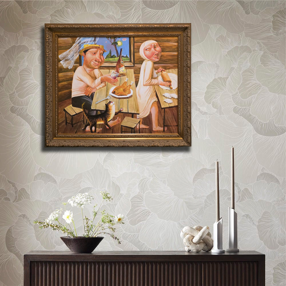 Boyfriend Wall Art – Quirky Framed Painting