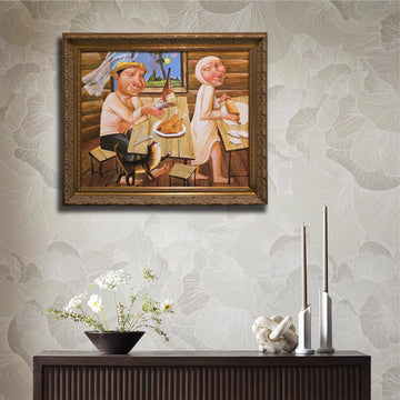 Boyfriend Wall Art – Quirky Framed Painting
