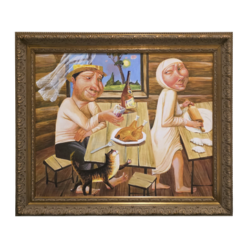 Boyfriend Wall Art – Quirky Framed Painting