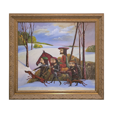 Chase Wall Art – Dynamic Framed Painting