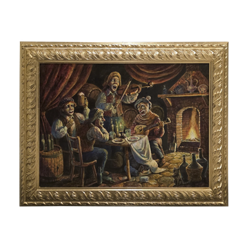 Musicians Wall Art – Vintage Framed Painting