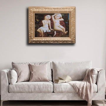 Banya Wall Art – Rustic Framed Painting