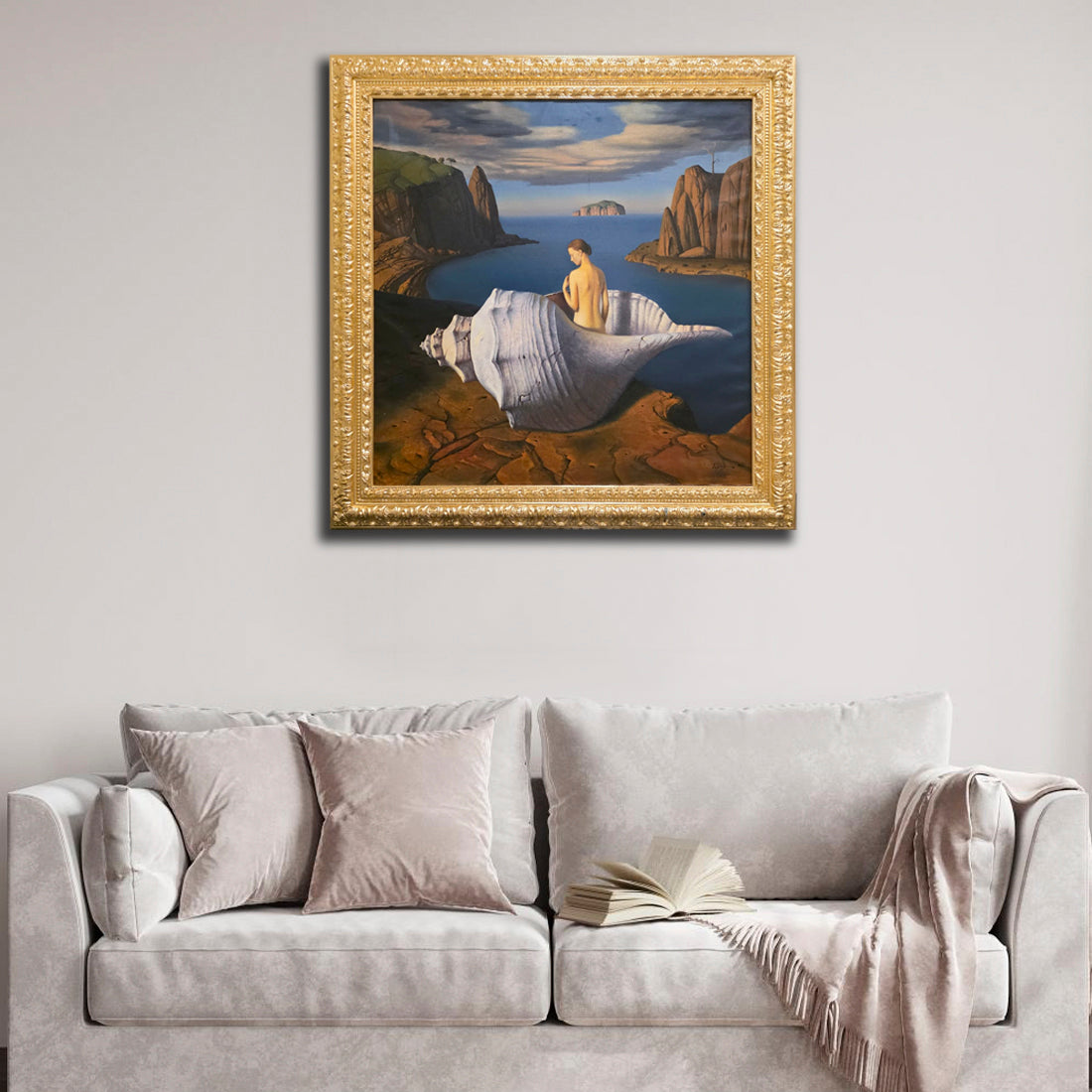 Birth Wall Art – Symbolic Framed Painting