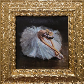 Untitled (Ballerina at Rest, White Tutu)