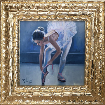 Untitled (Ballerina Tying Shoe)